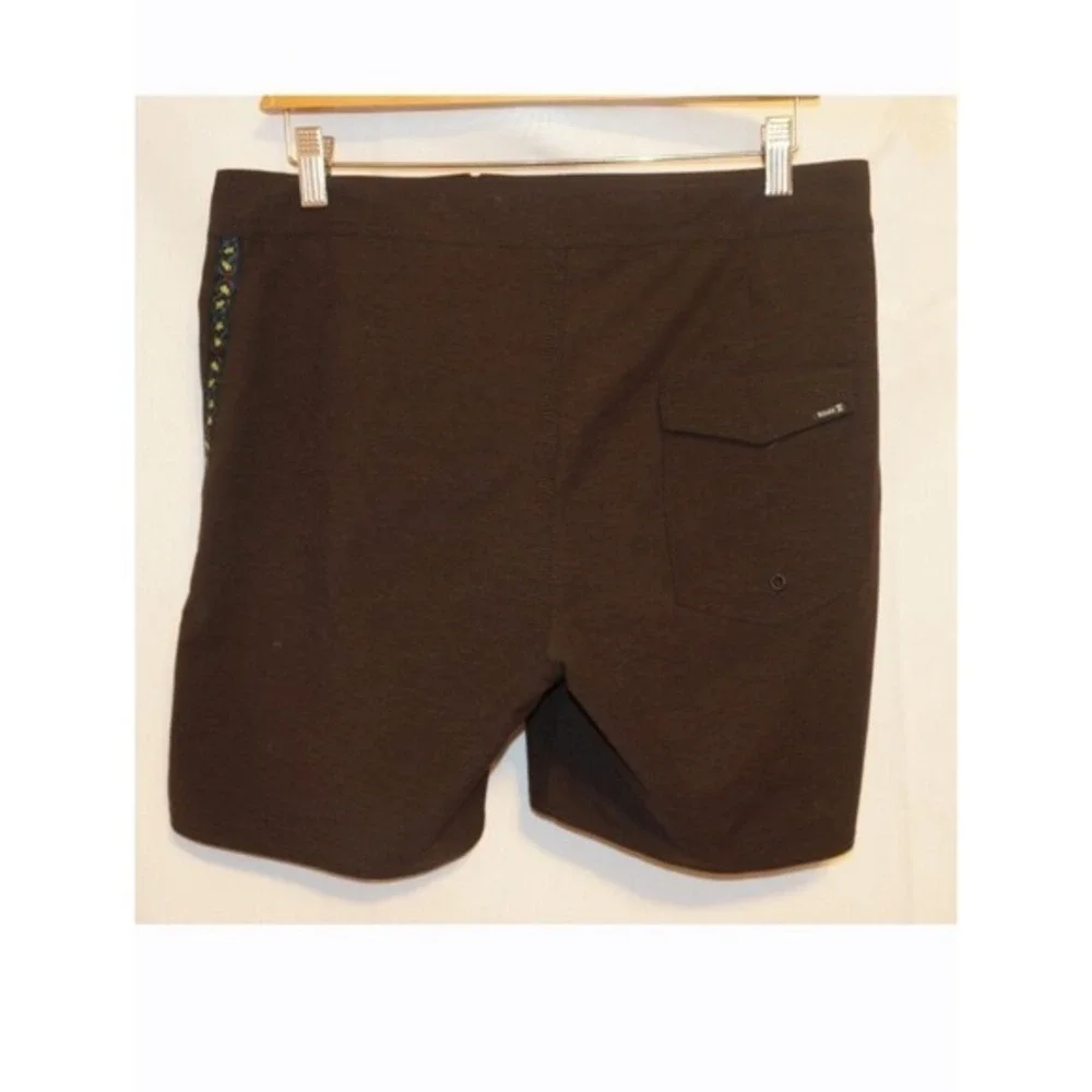 Roark The Passage Boardshorts Mens Brown Chevron Stripe Surf Shorts EUC